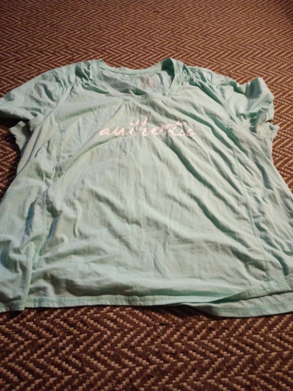 Terra & Sky Mint Green Short Sleeve Tee with White Script